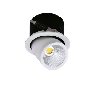 LED луна за вграждане COB 35W ПРАВОЪГЪЛНА НАСОЧВАЩА 2700K - CITIZEN чип SKU 3239 OPTONICA