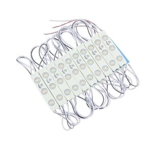 LED МОДУЛ С ЛУПА 3 2835 160 градуса DC 12V 0.72W 58 по 12mm IP65 3000K SKU 4513 OPTONICA