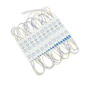 LED МОДУЛ С ЛУПА 3 2835 160 градуса DC 12V 0.72W 58 по 12mm IP65 СИН SKU 4515 OPTONICA