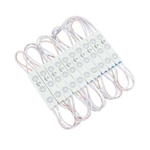 LED МОДУЛ С ЛУПА 3 2835 160 градуса DC 12V 0.72W 58 по 12mm IP65 ЗЕЛЕН SKU 4516 OPTONICA