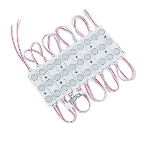 LED МОДУЛ С ЛУПА 3 2835 160 градуса DC 12V 1.5W 70 по 15mm IP65 10000K SKU 4522 OPTONICA