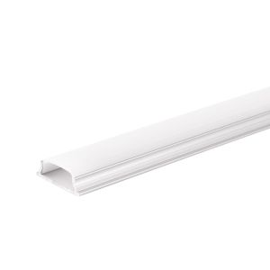 АЛУМИНИЕВ ПРОФИЛ ЗА LED ЛЕНТА СРЕБРИСТО ТЯЛО-БЯЛ РЕФЛЕКТОР L=2м 18x06mm SKU 5132 OPTONICA