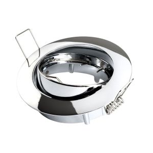 Корпус за луничка Кръг Оринтируема ХРОМ ф82 по 29mm ф75mm G5.3 SKU 5172 OPTONICA