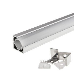 АЛУМИНИЕВ ПРОФИЛ ЗА LED ЛЕНТА 18 mm - ANGLE L=1m SKU 5194 OPTONICA