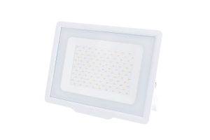 LED ПРОЖЕКТОР БЯЛ 10W 800LM  120 градуса IP65 2700K SKU 5902 OPTONICA