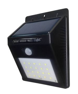 Аплик за стена СОЛАРЕН ЧЕРЕН IP54 0.75W 6000K 5.5V SKU 7405 OPTONICA