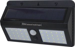 Аплик за стена СОЛАРЕН ЧЕРЕН IP54 1.5W 6000K 7.4V SKU 7406 OPTONICA