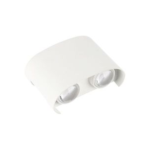 Аплик за стена LED 4W IP65 340LM бял 3000K - алуминиев SKU 7408 OPTONICA