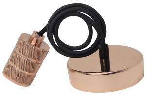 РЕТРО ПЕНДЕЛ LIGHT HOLDER 1M E27 РОЗОВО ЗЛАТО SKU 9028 OPTONICA