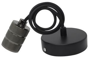 РЕТРО ПЕНДЕЛ LIGHT HOLDER 1M E27 ПЕРЛЕНО ЧЕРНО SKU 9029 OPTONICA