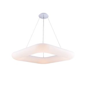 Плафон за таван висящ 50W EPISTAR2835 3000K БЯЛО SKU 9039 OPTONICA