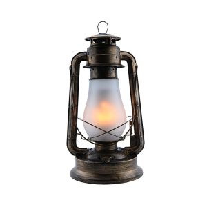Пендел LED ЛАМПА ОГЪН 5W SMD БРОНЗОВ ЦВЯТ С БАТЕРИЯ SKU 9042 OPTONICA