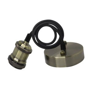 РЕТРО ПЕНДЕЛ LIGHT HOLDER 1M E27 БРОНЗОВ SKU 9047 OPTONICA