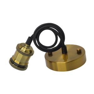 РЕТРО ПЕНДЕЛ LIGHT HOLDER 1M E27 АНТИЧНО ЗЛАТО SKU 9049 OPTONICA