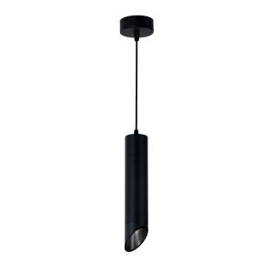 Пендел ЧЕРНО АЛУМИНИЕВО TЯЛО С ЧЕРЕН РЕФЛЕКТОР GU10 6X30CM SKU 9051 OPTONICA
