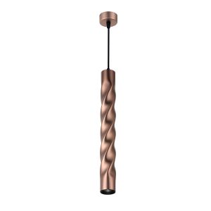 Пендел АЛУМИНИЕВО ТЯЛО ЗЛАТИСТО КАФЕ GU10 5.5X30CM SKU 9070 OPTONICA