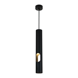 Пендел ЧЕРНО АЛУМИНИЕВО TЯЛО GU10 6X40CM SKU 9082 OPTONICA