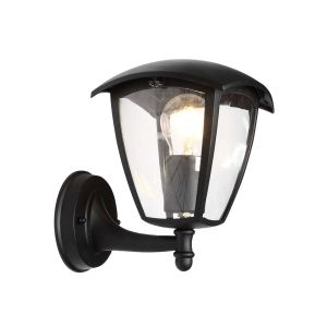 Фасадна лампа НАГОРЕ МАТТ ЧЕРНО АЛУМИНИЙ 1 по E27 SKU 9301 OPTONICA