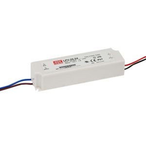 Mean Well LED Захранващ Блок 35W 24V IP67 3 г. Гаранция LPV-35-24
