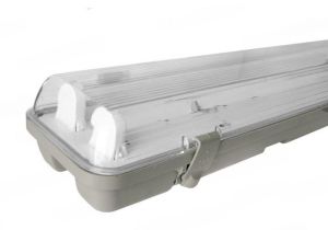 Влагозащитена лампа ПРАЗНО за T8 LED Пура 2x120cm IP65 OMU Lighting