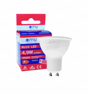 LED Spotlight GU10 4.9W 470lm 4000K OMU Lighting