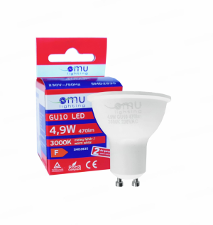 LED Spotlight GU10 4.9W 470lm 6500K OMU Lighting