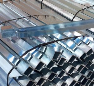 Grounding Rod White Galvanized 1.5 meters with Busbar 1.5 meters