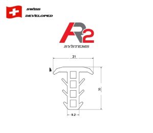 Rubber seal for solar panels, AR2