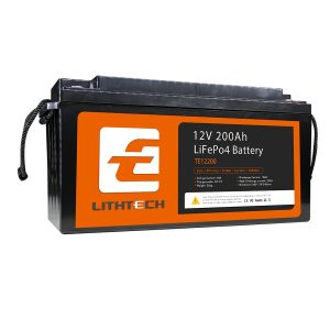 2 x 12V 200Ah LiFePO4 Батерия с Bluetooth Lithtech