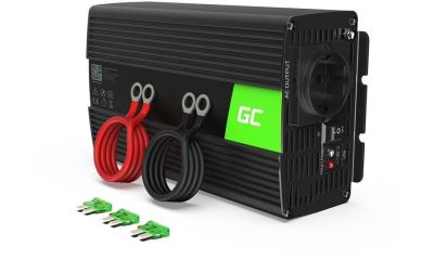 Green Cell Power Inverter 24V to 230V 1000W/2000W Pure sine wave - EAN: 5903317226925 - PGR-045