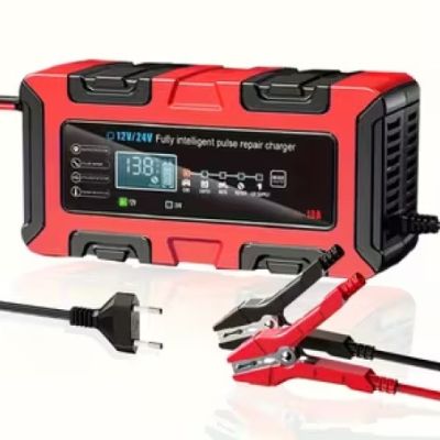 16A Зарядно за Батерии DONG 12V10A 24V5A LiFePO4 10-степенно зареждане