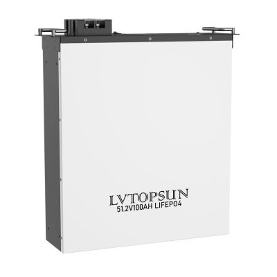 5.12kWh LiFePO4 Rack/Wall Battery TOPSUN 51.2V 100Ah  6000 Cycles WiFi Bluetooth