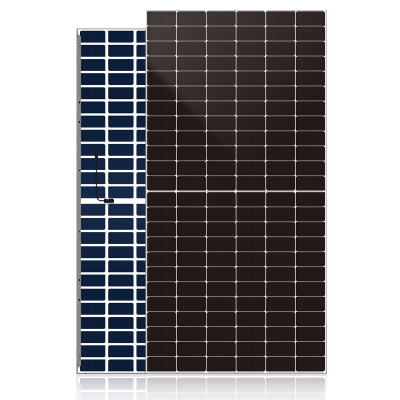 590-600Wp Solar Panel DAH Solar 2278x1134x30mm N-type TOPCon DG Tier1 Bifacial Double Glass 3 Bypass Diodes Black Frame